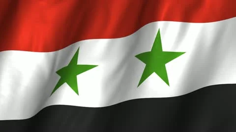 Syria Waving Flag Stock Footage 12363442
