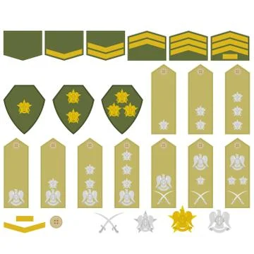 Syrian army insignia Stock Illustration
