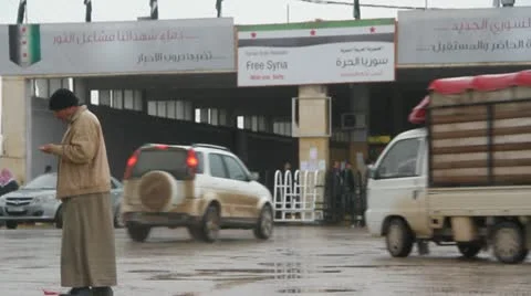 Syrian Boder Stock Footage 12760829