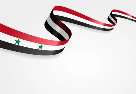 Syrian flag background. Vector illustration Stock Illustration