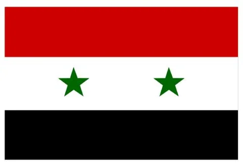 Syrian Flag Stock-Illustration