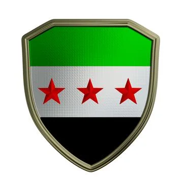 Syrian Rebels Shield Stock Illustration