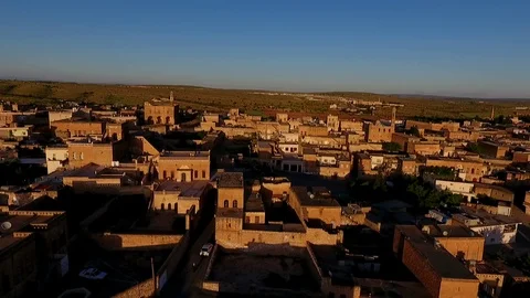 Syrian village general view Video stock 110846580