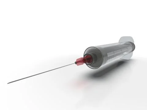 Syringe; artwork Stock Illustration