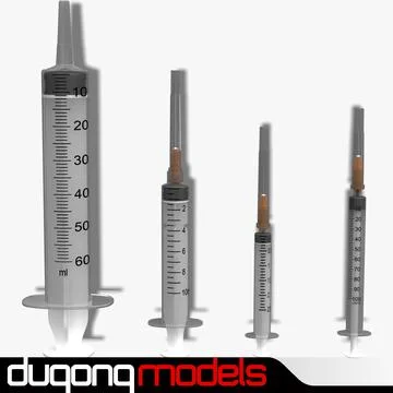 Syringe Collection 3D Model