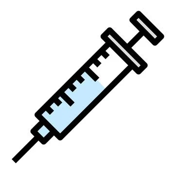Syringe color version イラスト素材