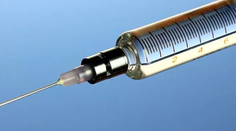 Syringe Video stock 7697704