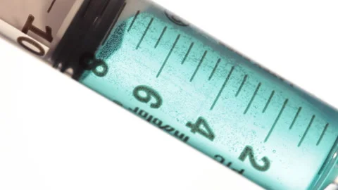 Syringe Video stock 210656225