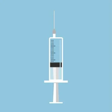 Syringe icon. Stock Illustration