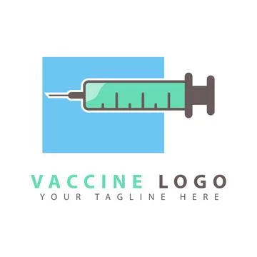 Syringe icon logo Stock Illustration