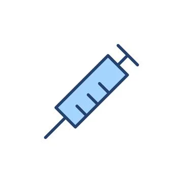 Syringe icon vector. injection sign and symbol.vaccine icon Stock Illustration