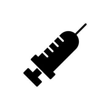 Syringe icon vector. injection sign and symbol.vaccine icon Stock Illustration
