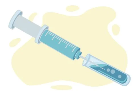 Syringe. Stock Illustration
