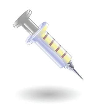 Syringe illustration 스톡 일러스트