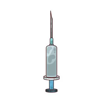 Syringe illustration Stock Illustration