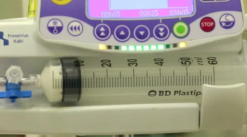 Syringe infusion pump Stock-Footage 63158907