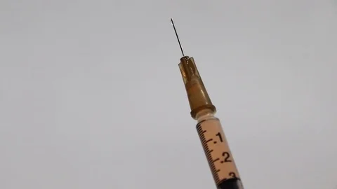 Syringe - Injection - Close Up 動画素材 109393152