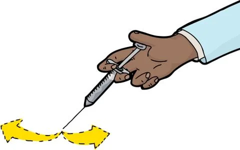 Syringe Injection Infusion Stock Illustration