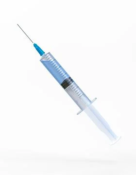 Syringe isolated on white background Stock Illustration