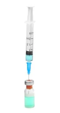 Syringe isolated on white background Stock-Fotos