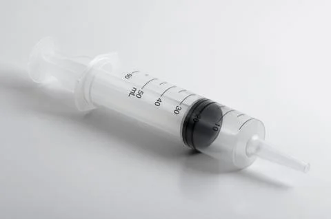 Syringe large left Stock Photos