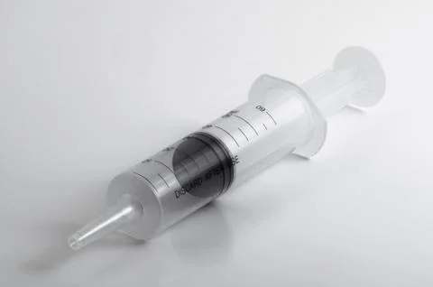 Syringe large right Stock Photos