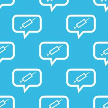 Syringe message pattern Stock Illustration