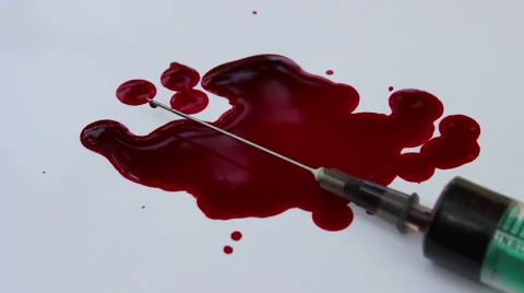 Syringe With Needle Stock-Footage 43383432