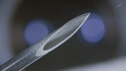 Syringe needle Video stock 321386091