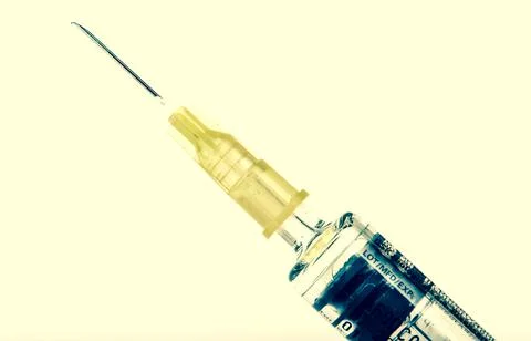 Syringe With Needle Stock Photos