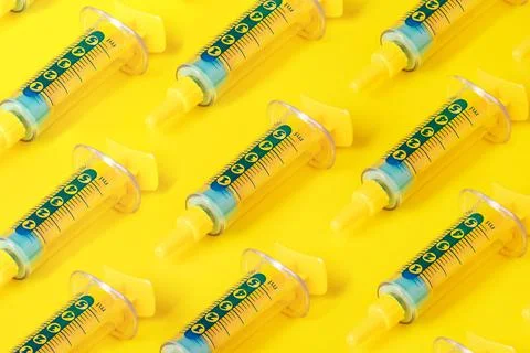 Syringe pattern Stock Photos
