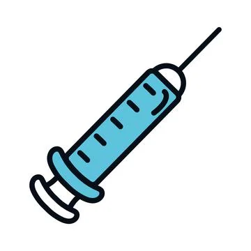 Syringe science icon Stock Illustration