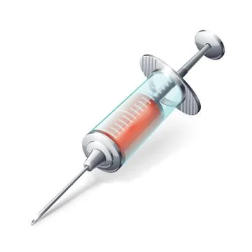Syringe temp Stock Illustration