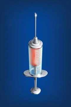 Syringe temp Stock-Illustration