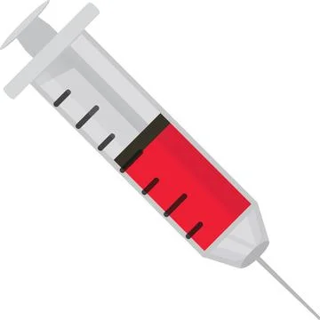 Syringe vector icon design 스톡 일러스트