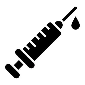 Syringe Vector Icon Design Illustration Stock Illustration