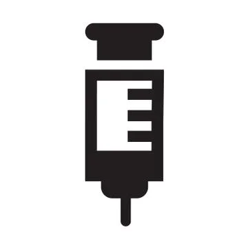 Syringe Vector Icon Illustrazione stock