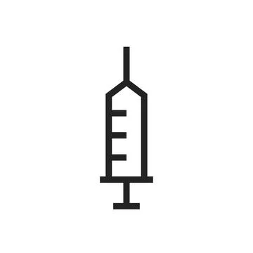 Syringe vector icon Stock Illustration