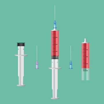 Syringe vector illustration 스톡 일러스트