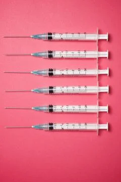 Syringes close up Фото