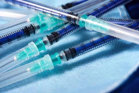 Syringes close up 写真素材