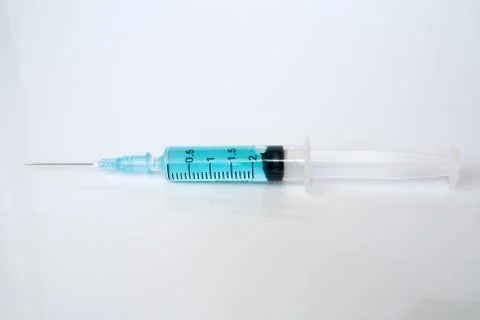 Syringes isolated on white Stock Photos