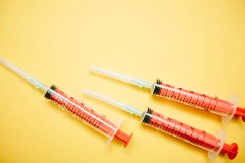 Syringes for pets Stock Photos