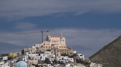 Syros Island Greece Stockbeeldmateriaal 59200363