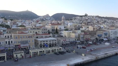 Syros Island Greece Video stock 70903935