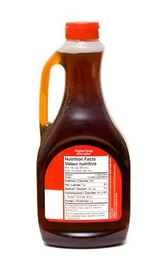 Syrup bottle Stock Photos