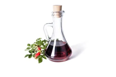 Syrup from hips Stock Photos