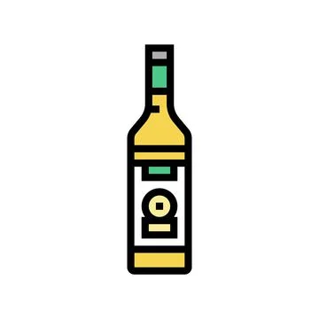 Syrup pineapple color icon vector illustration Stock Illustration