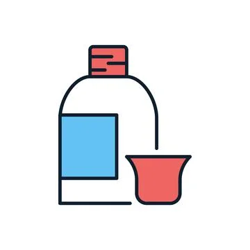 Syrup Vector Icon Stock Illustration