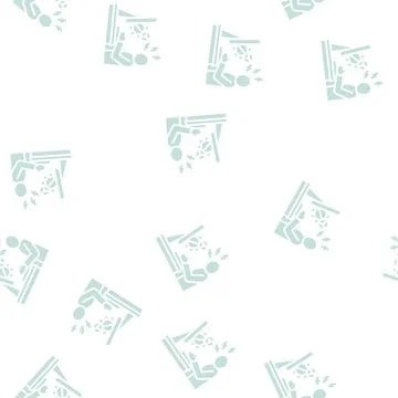 Sysadmin fixing debug glyph seamless pattern 스톡 일러스트